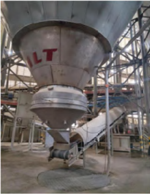 Innovative Spray Drying Tower Discharge Device for Ceramic Tile Production